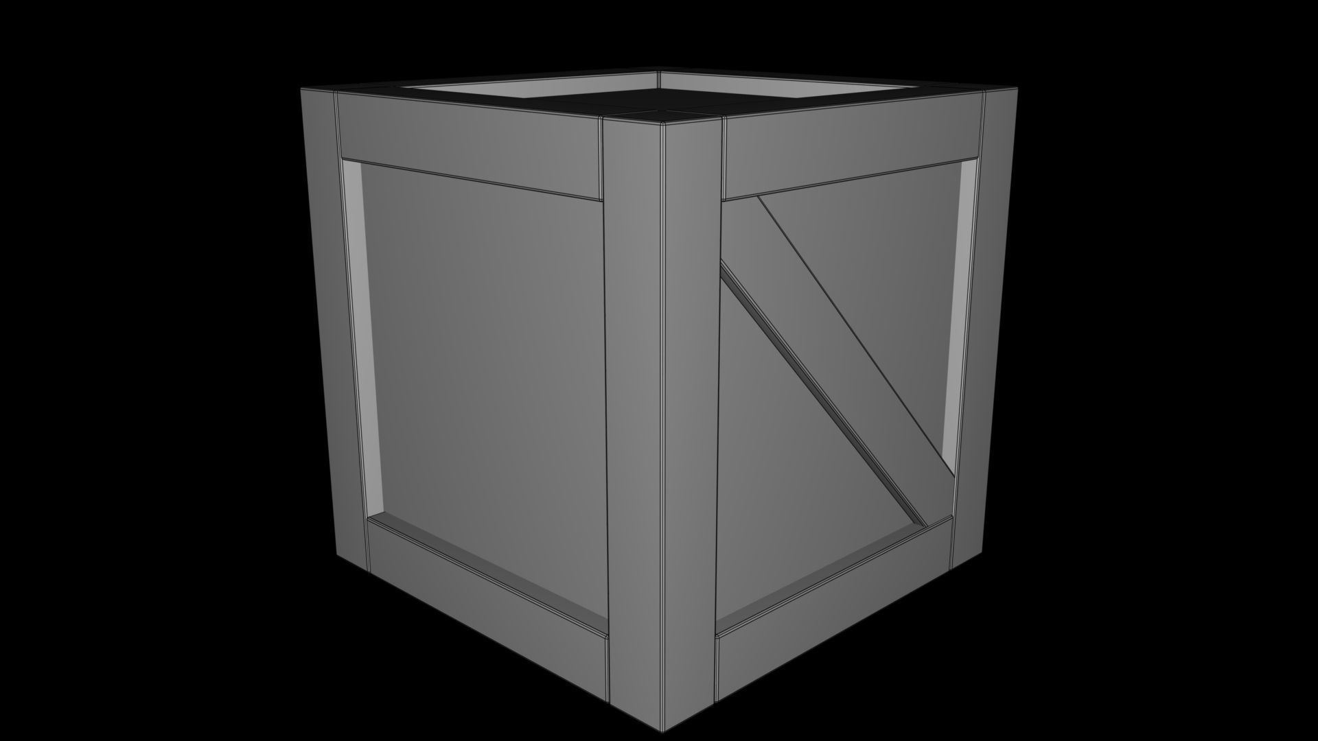 Woods objects pack Low-poly 3D model_46