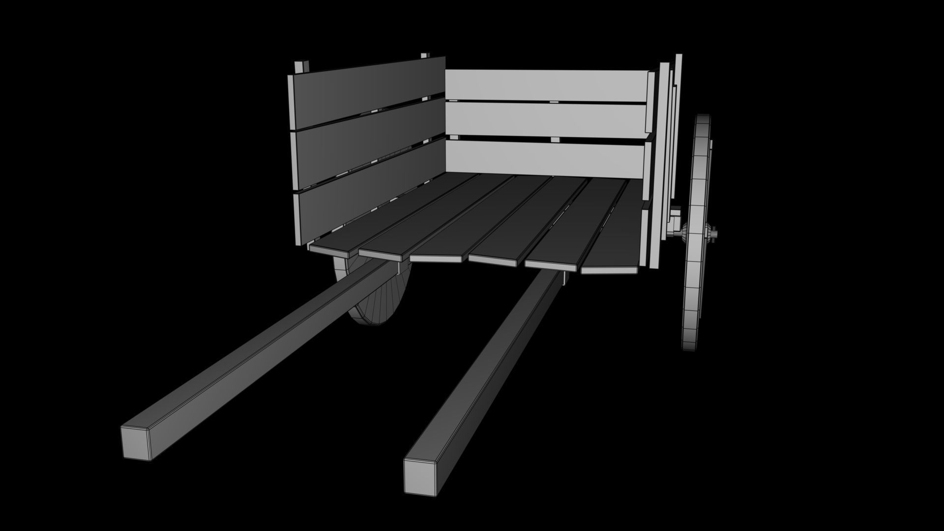 Woods objects pack Low-poly 3D model_53