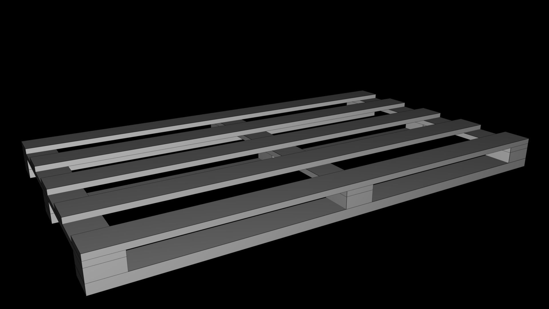 Woods objects pack Low-poly 3D model_20