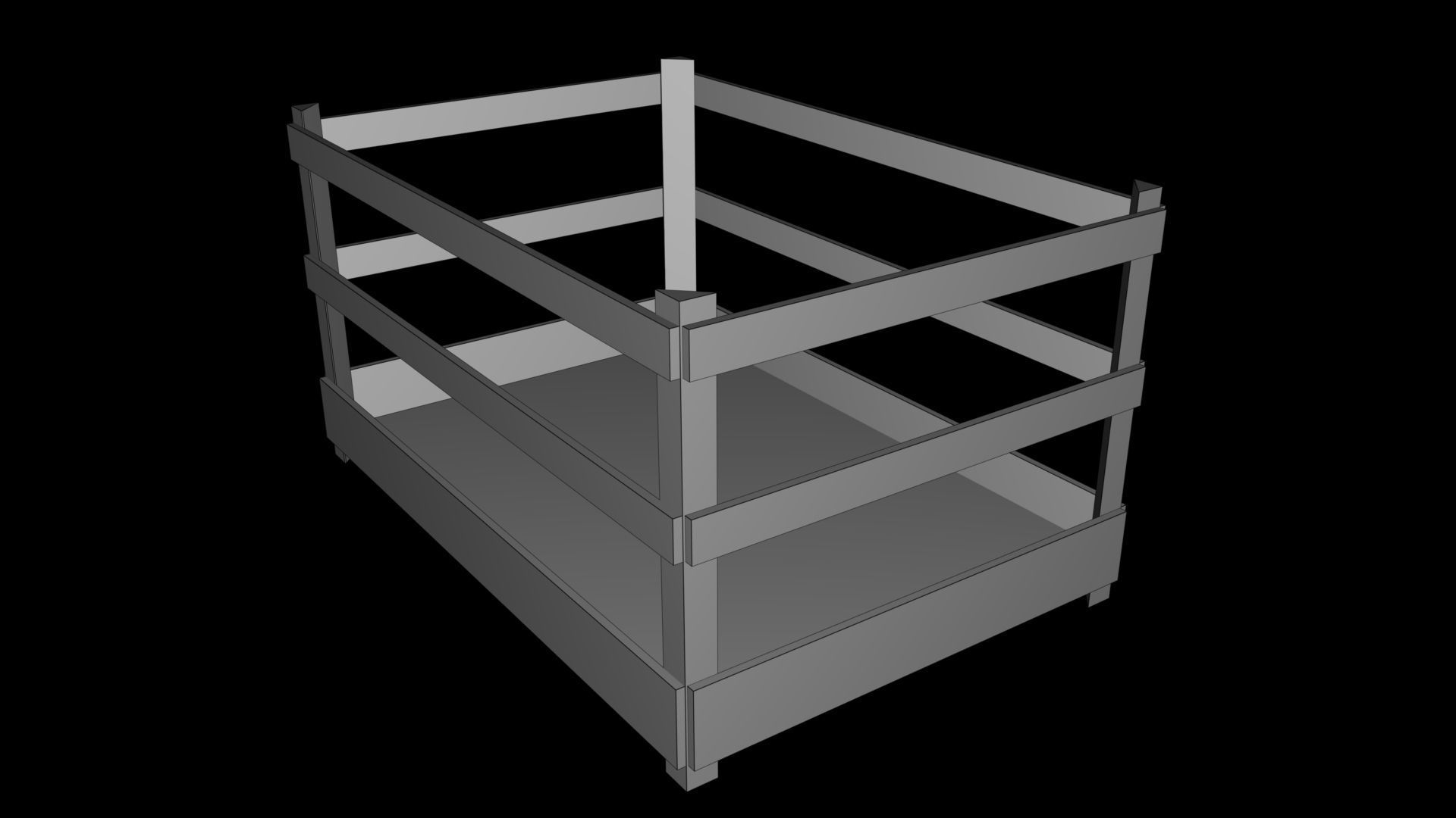 Woods objects pack Low-poly 3D model_39