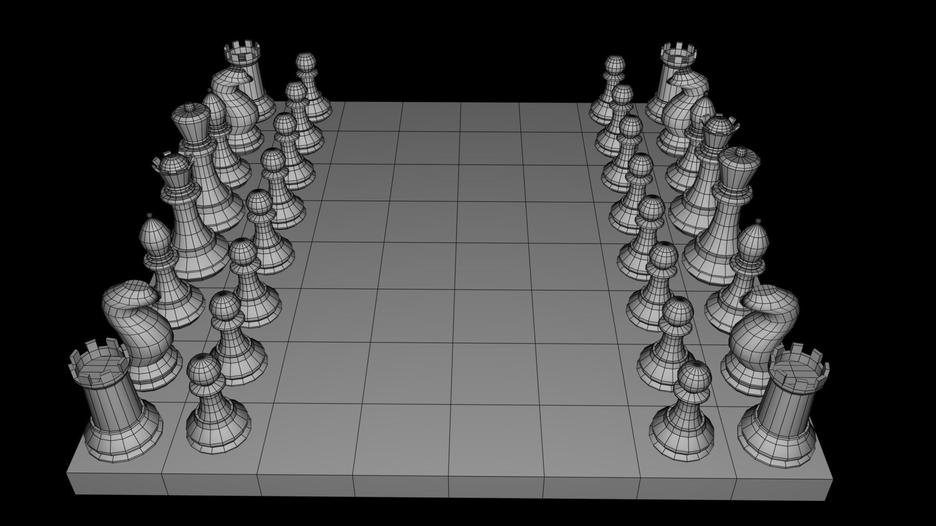 Woods objects pack Low-poly 3D model_4