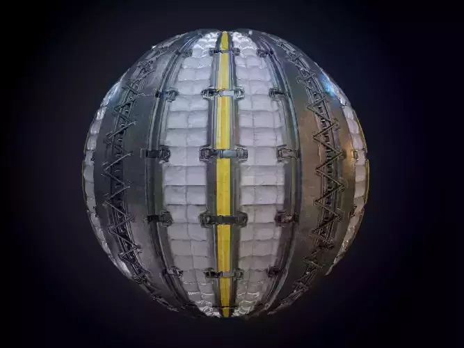 Sci-Fi Military Seamless PBR Texture 38