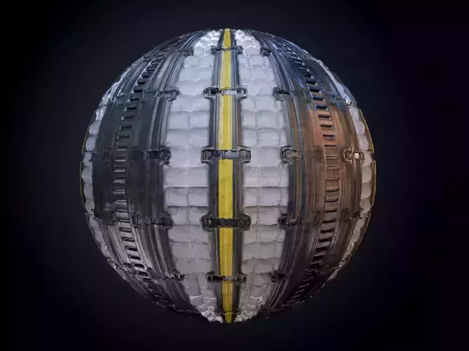 Sci-Fi Military Seamless PBR Texture 42