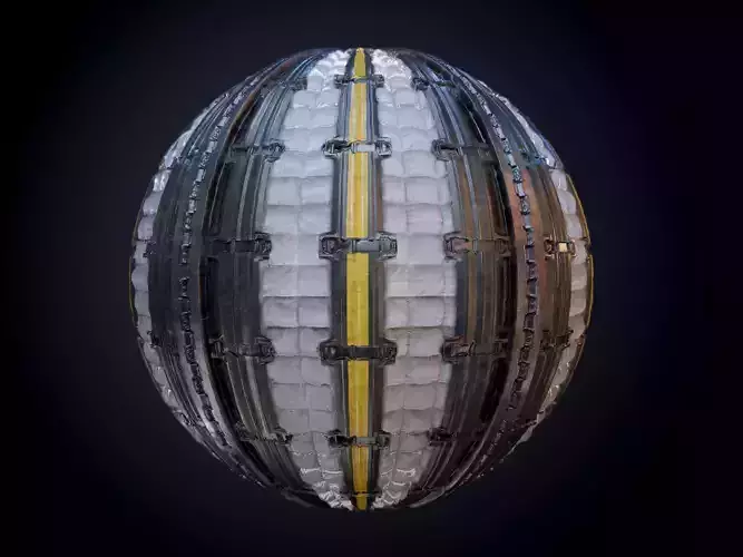 Sci-Fi Military Seamless PBR Texture 43