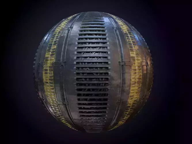 Sci-Fi Military Seamless PBR Texture 46