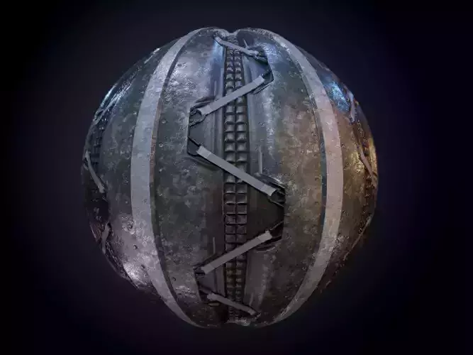 Sci-Fi Military Seamless PBR Texture 53