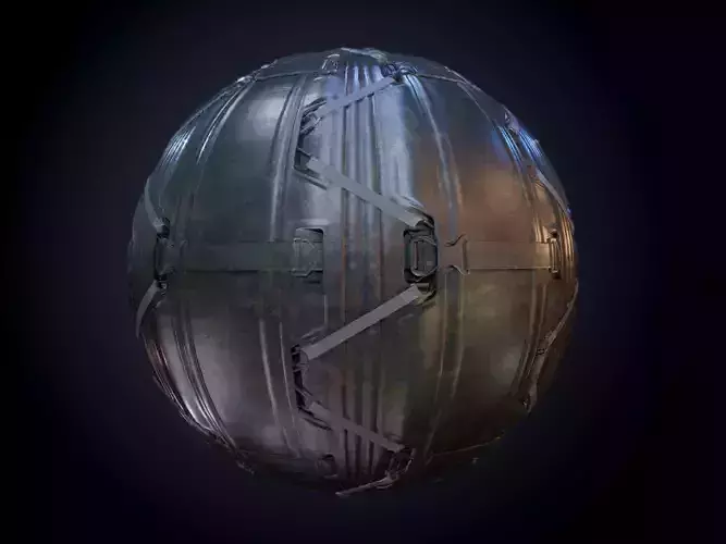 Sci-Fi Military Seamless PBR Texture 56