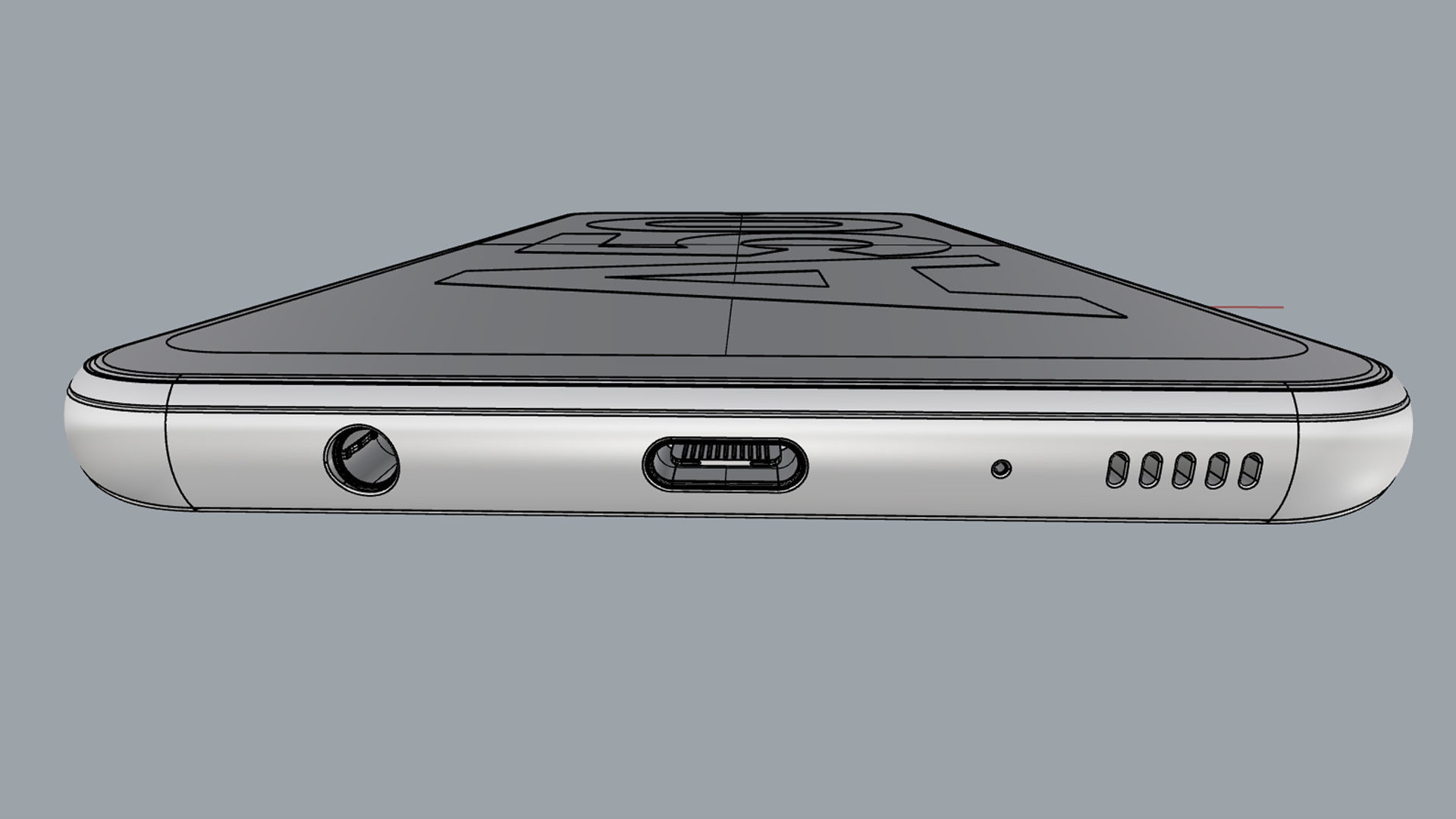 Samsung Galaxy A50 Blue 3D model_18