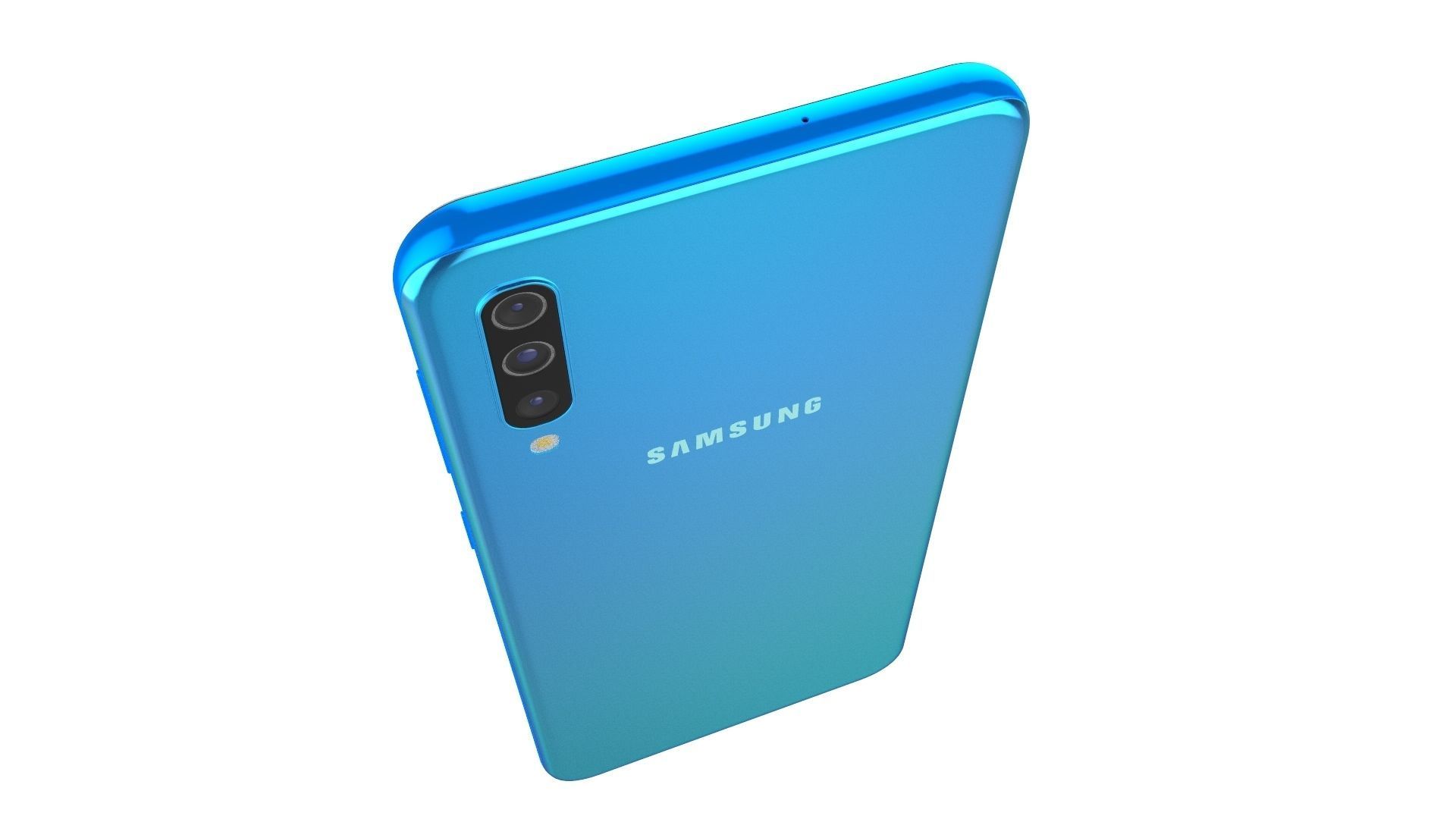 Samsung Galaxy A50 Blue 3D model_14