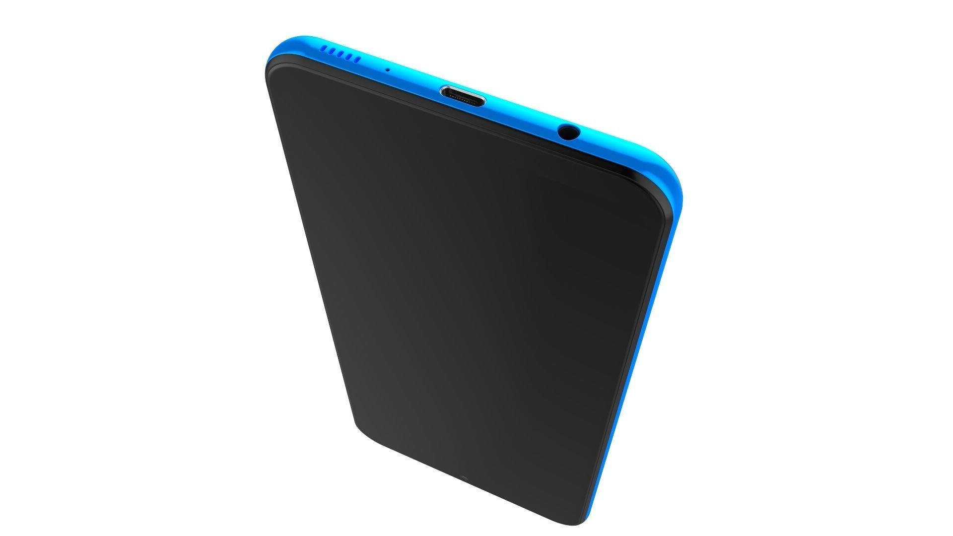 Samsung Galaxy A50 Blue 3D model_15