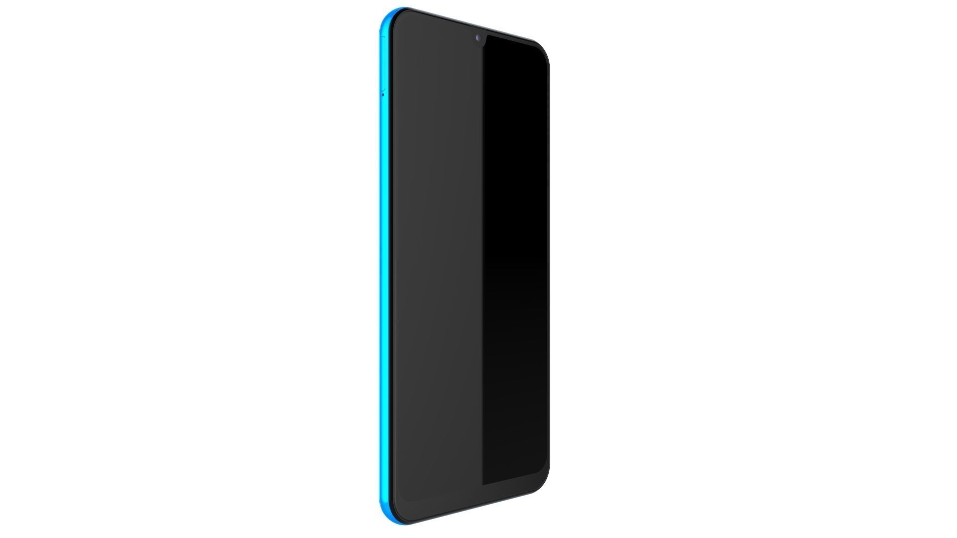 Samsung Galaxy A50 Blue 3D model_2