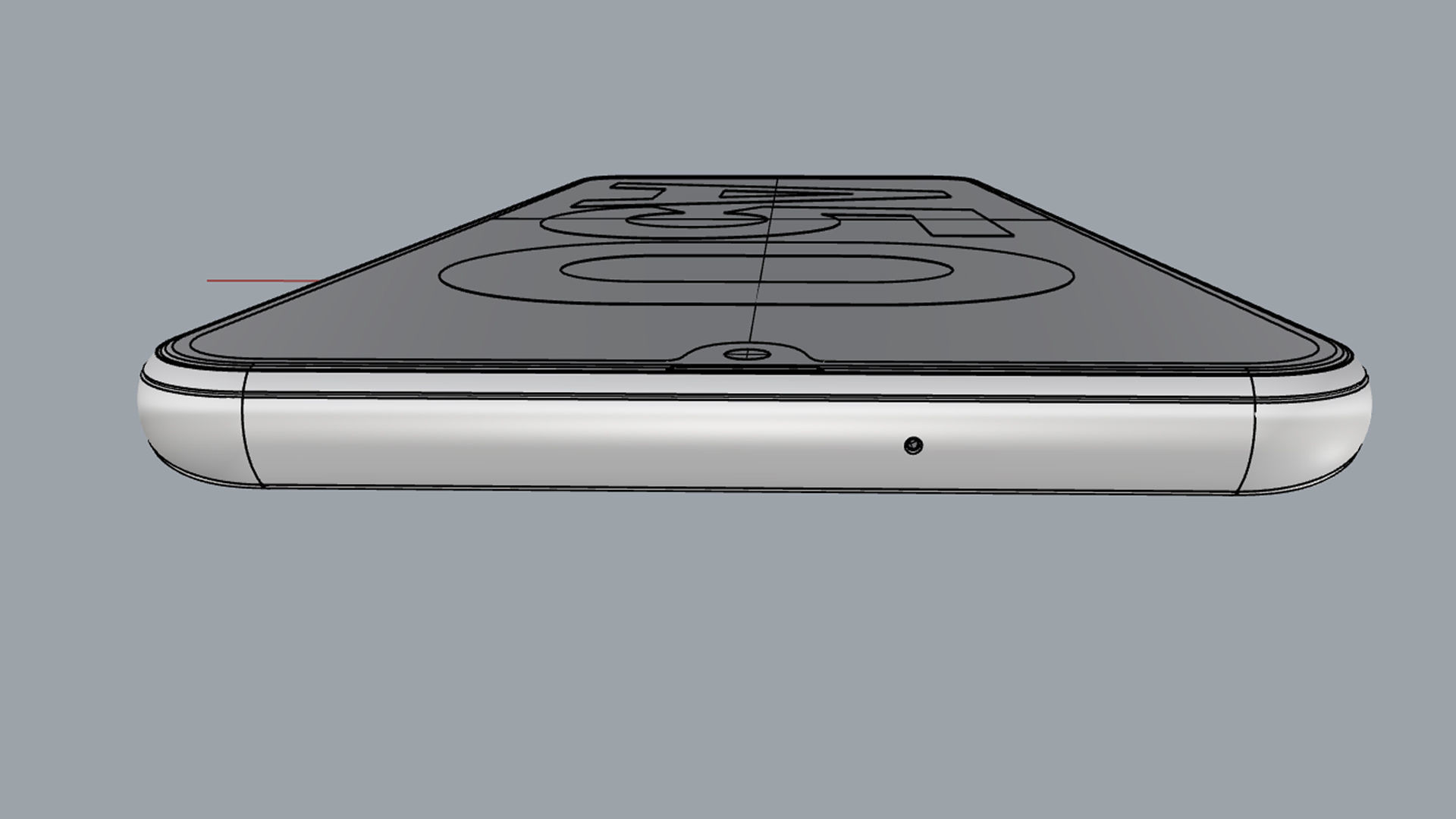 Samsung Galaxy A50 Blue 3D model_20