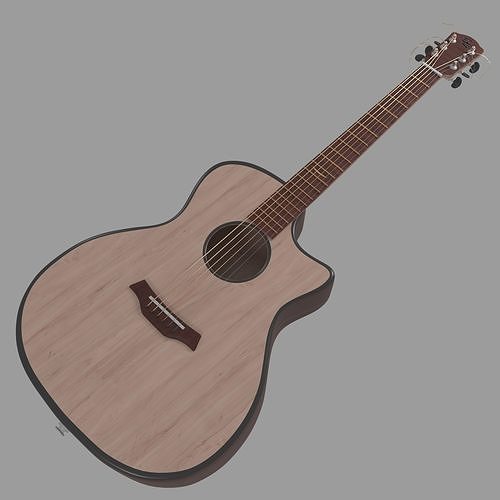Baton Rouge Guitar 3D model