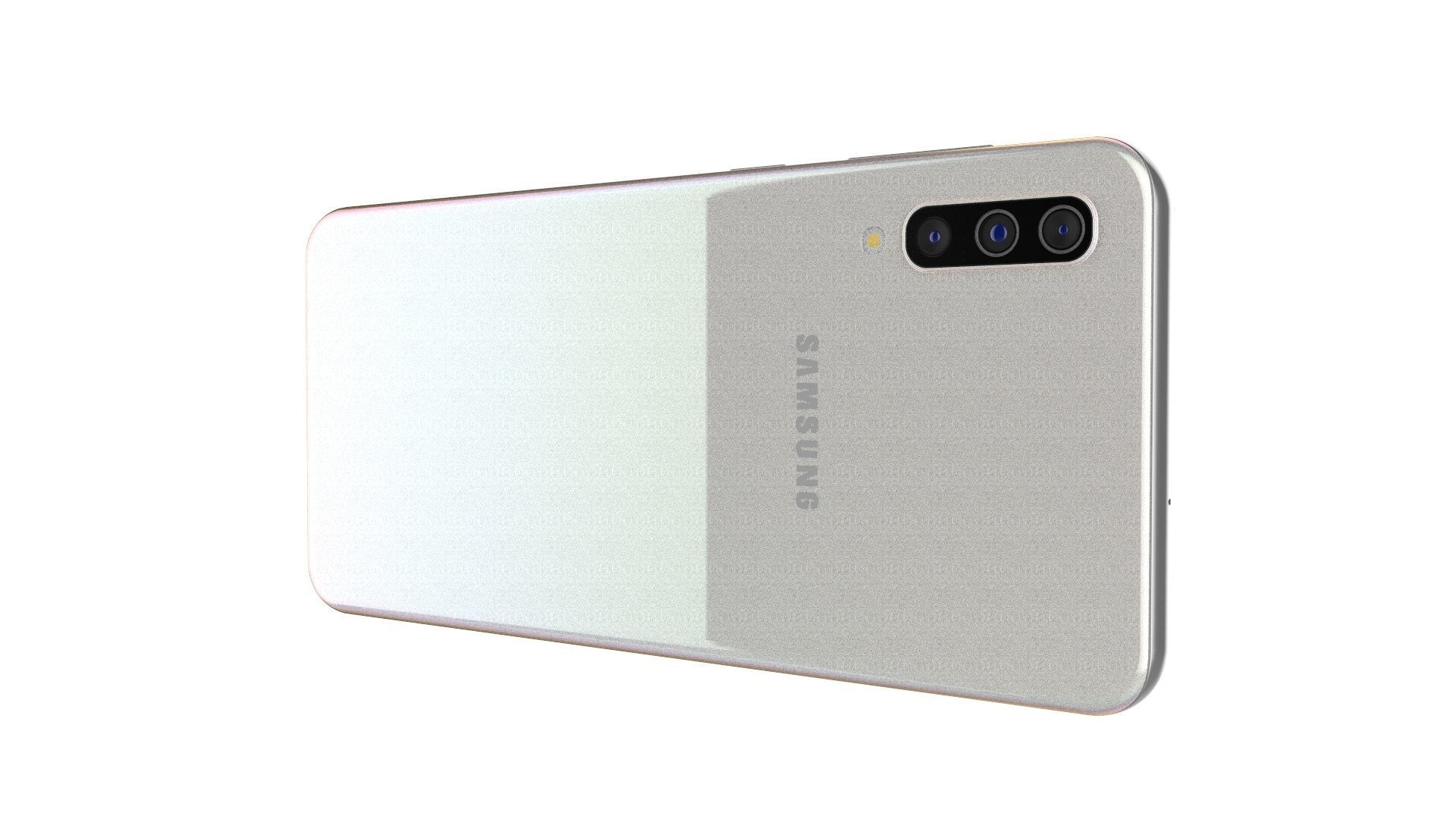 Samsung Galaxy A50 White 3D model_16