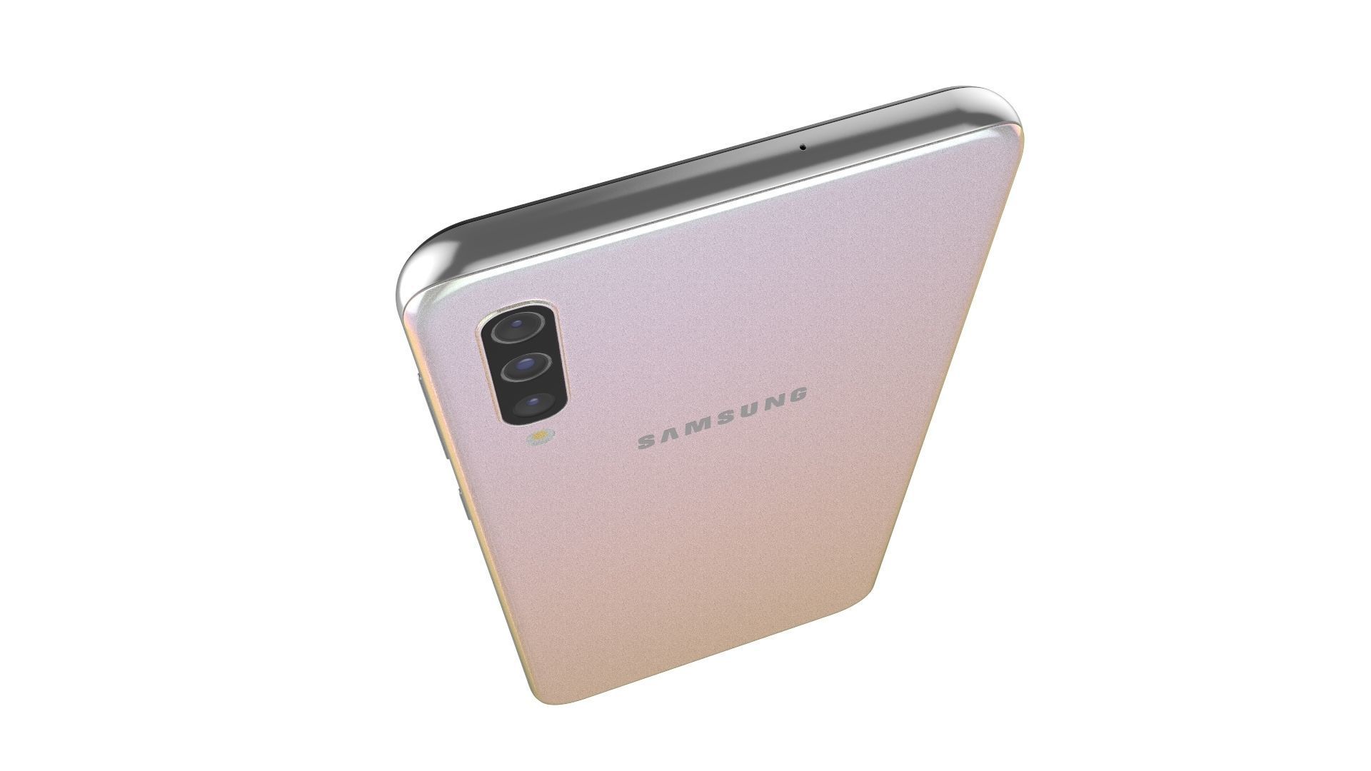 Samsung Galaxy A50 White 3D model_14