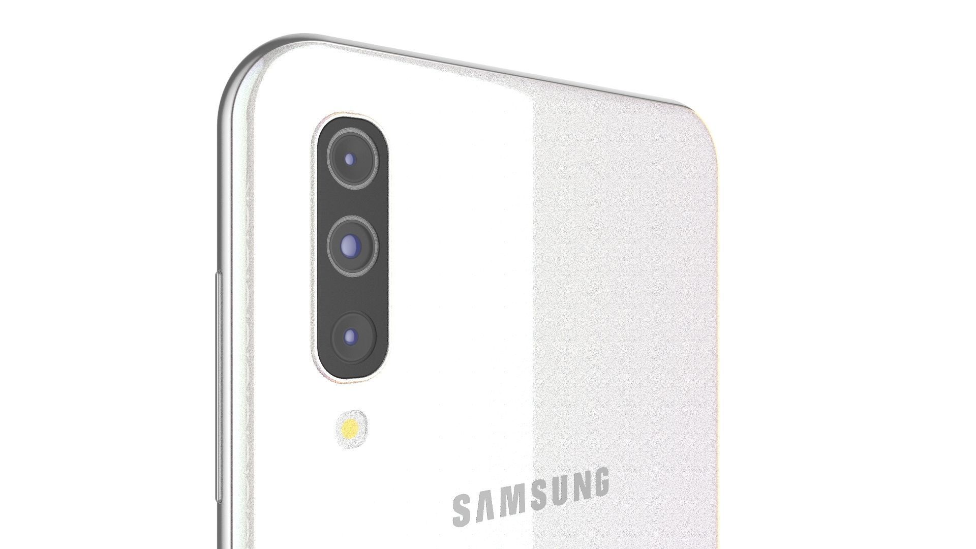 Samsung Galaxy A50 White 3D model_12