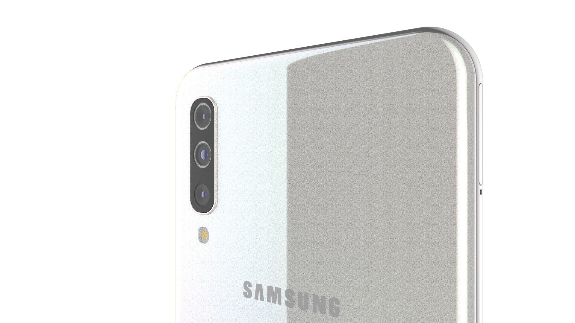 Samsung Galaxy A50 White 3D model_10