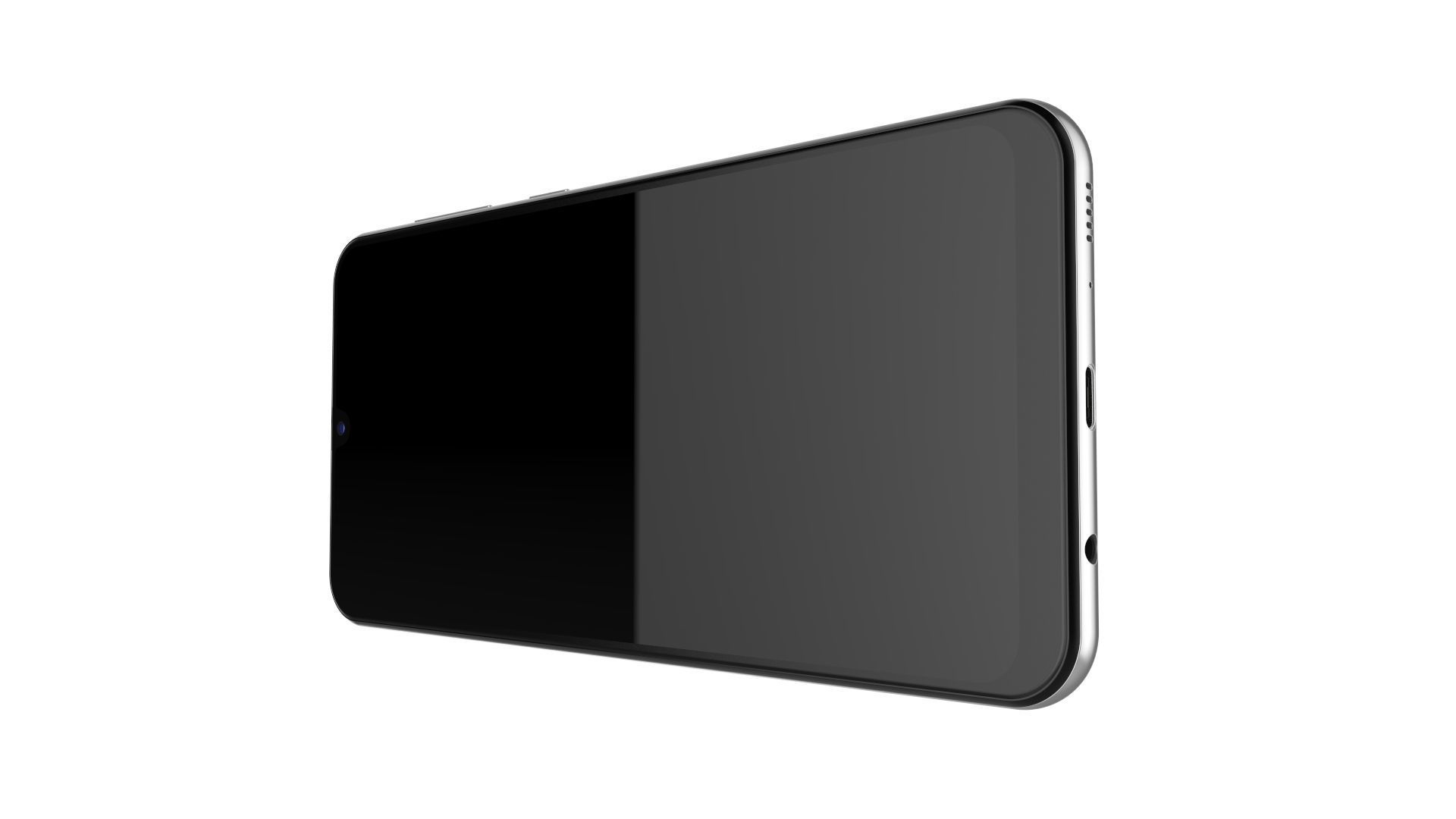 Samsung Galaxy A50 White 3D model_17