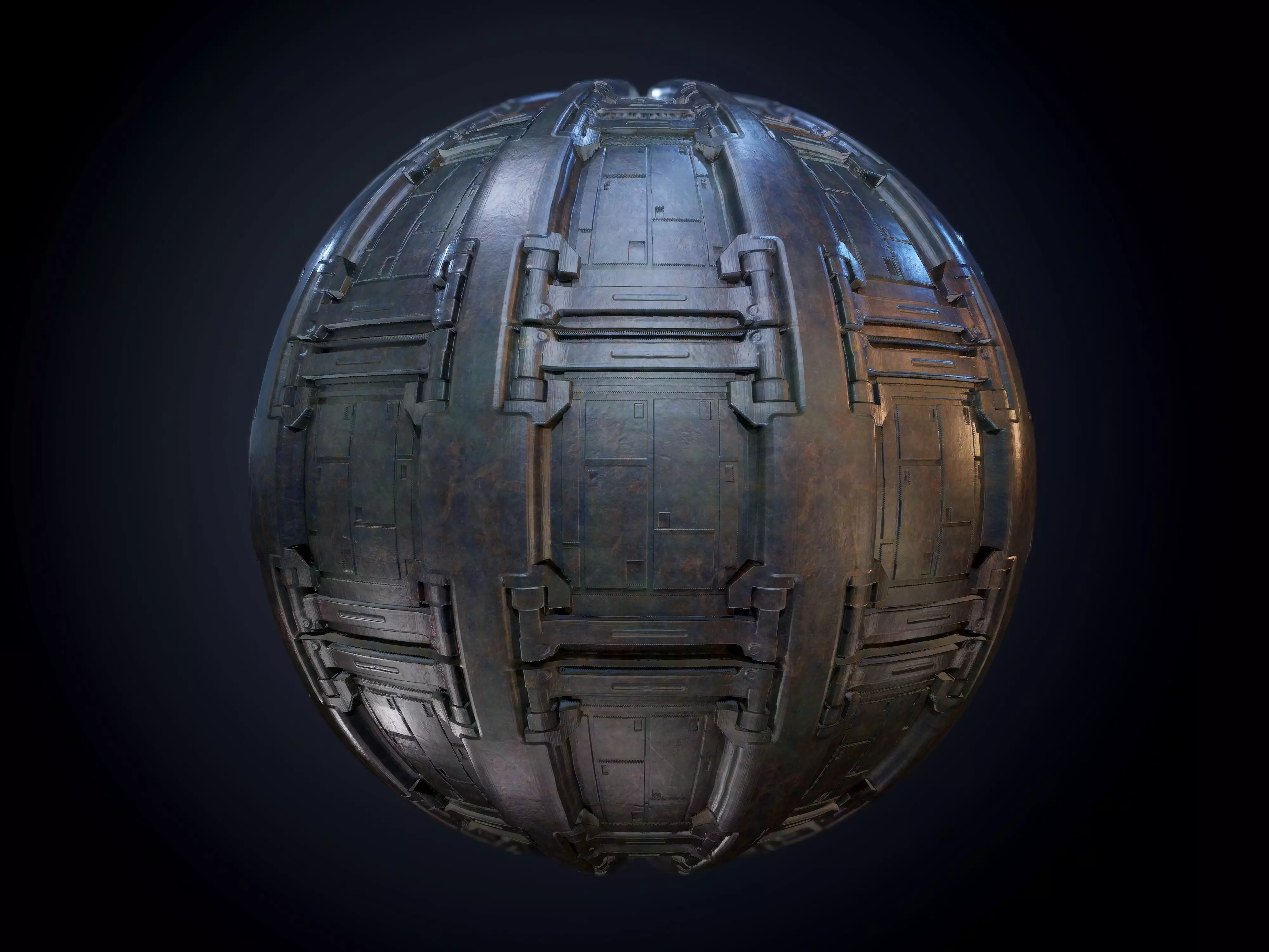 Sci-Fi Military Seamless PBR Texture 62 Texture_0
