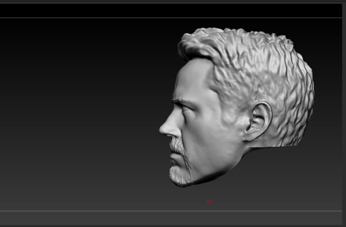 Head Tony Stark 3D print model_5