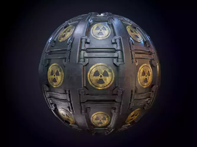 Sci-Fi Military Seamless PBR Texture 63