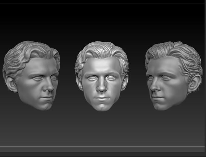 Head Peter Parker MCU version 3D print model