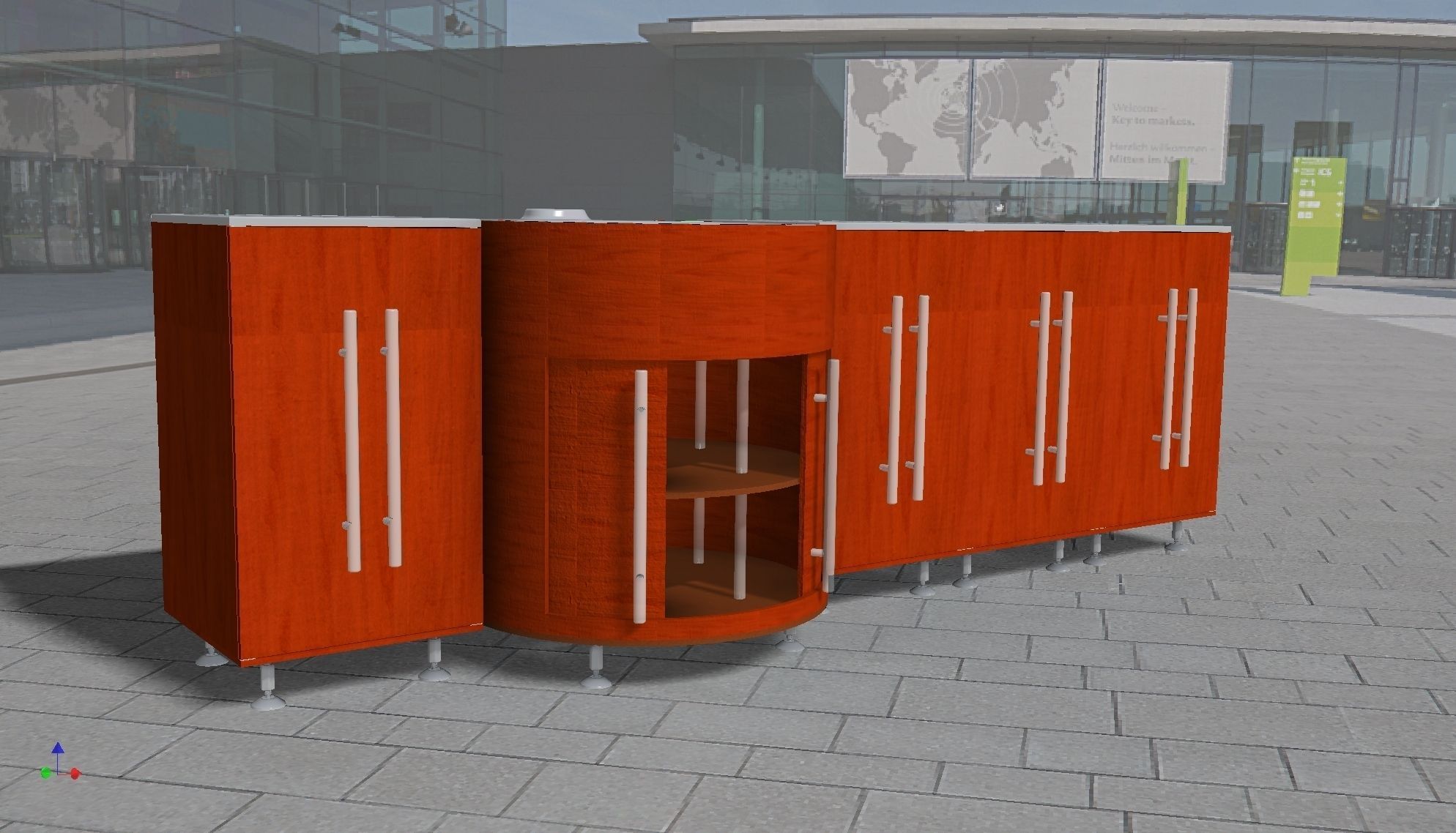 Kichen Table 3D model_11