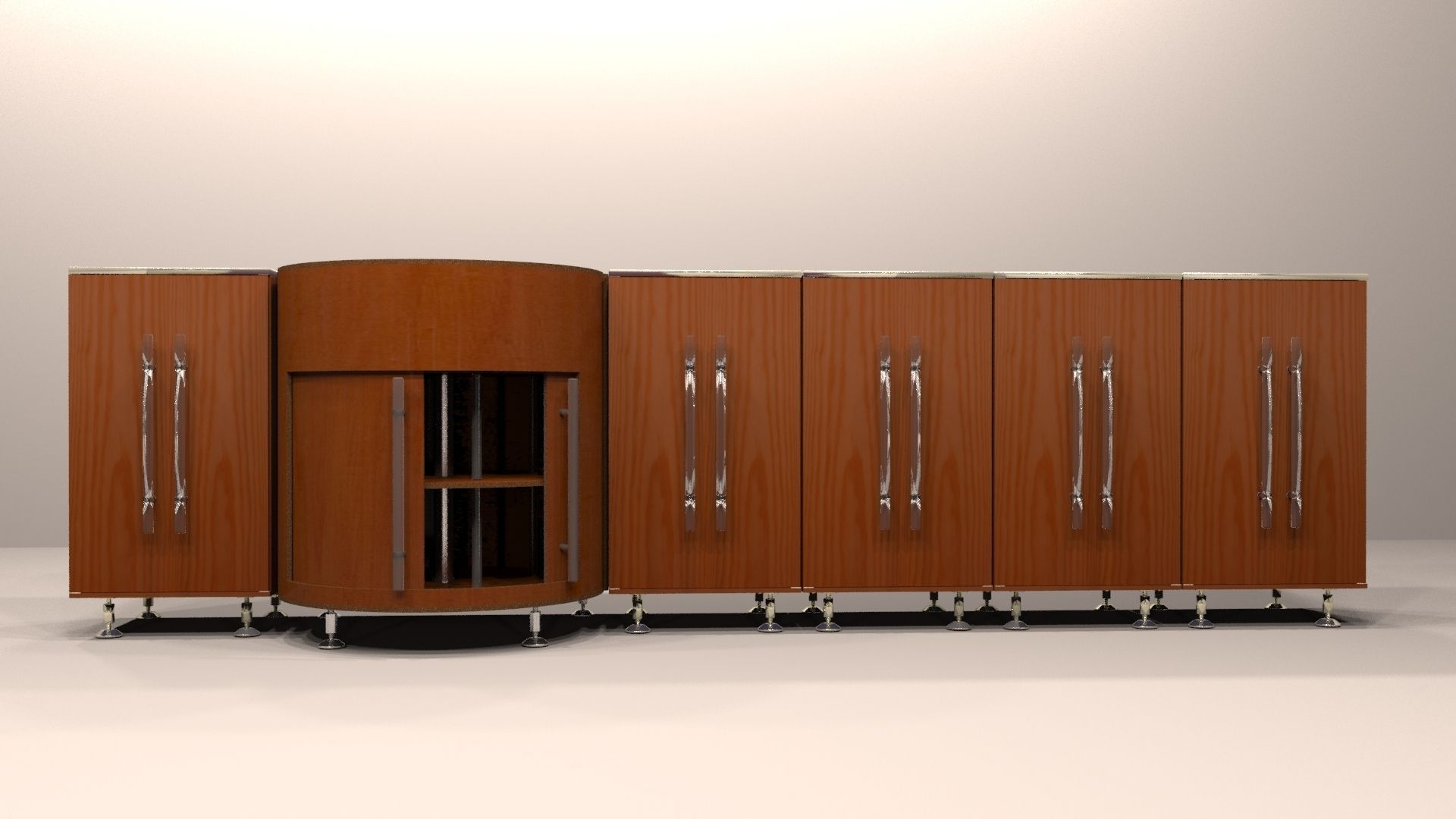 Kichen Table 3D model_9