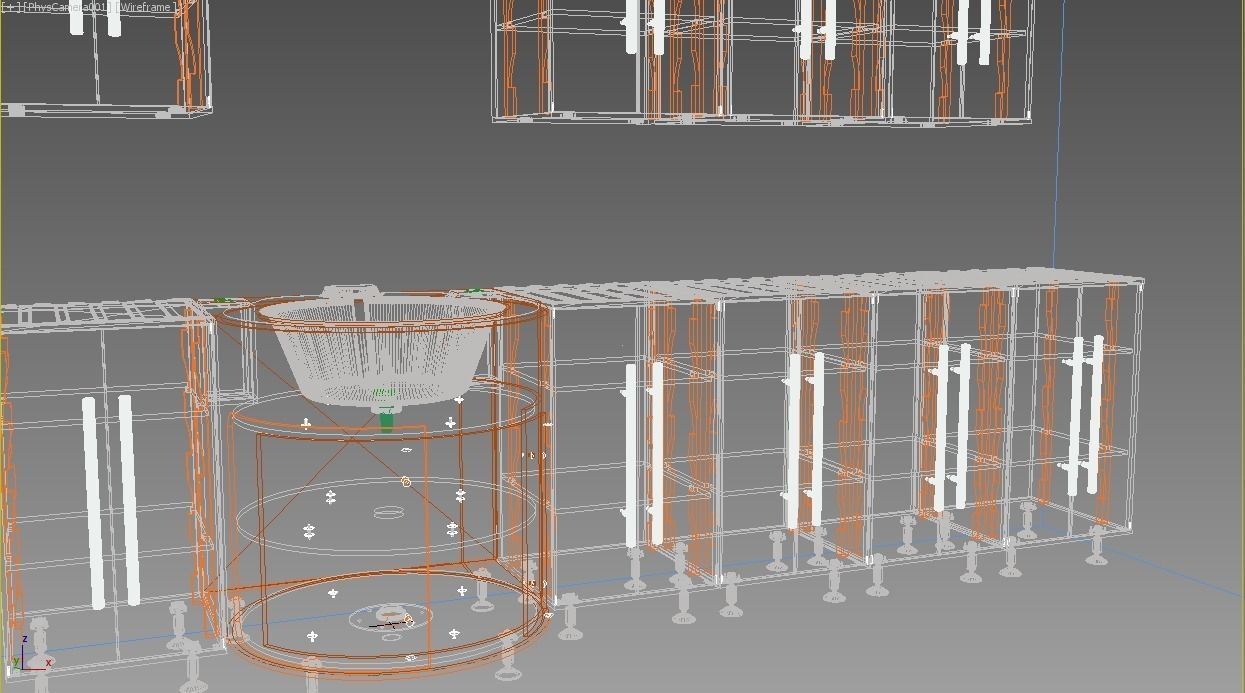 Kichen Table 3D model_0