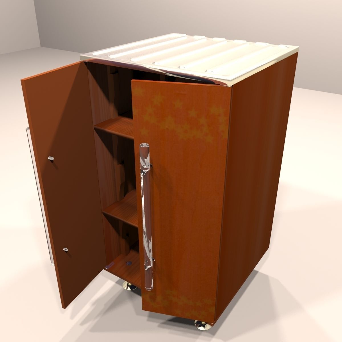 Kichen Table 3D model_10