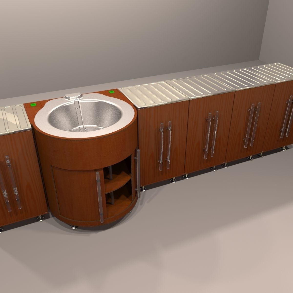 Kichen Table 3D model_3