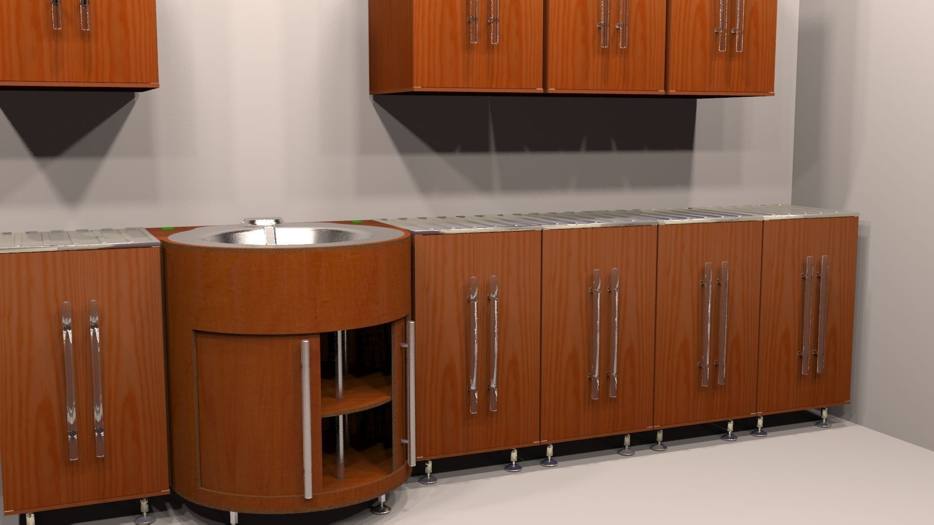 Kichen Table 3D model_8