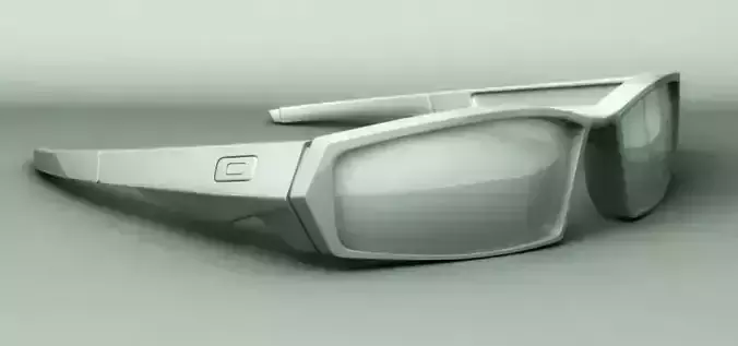 Sunglasses futuristic pair of