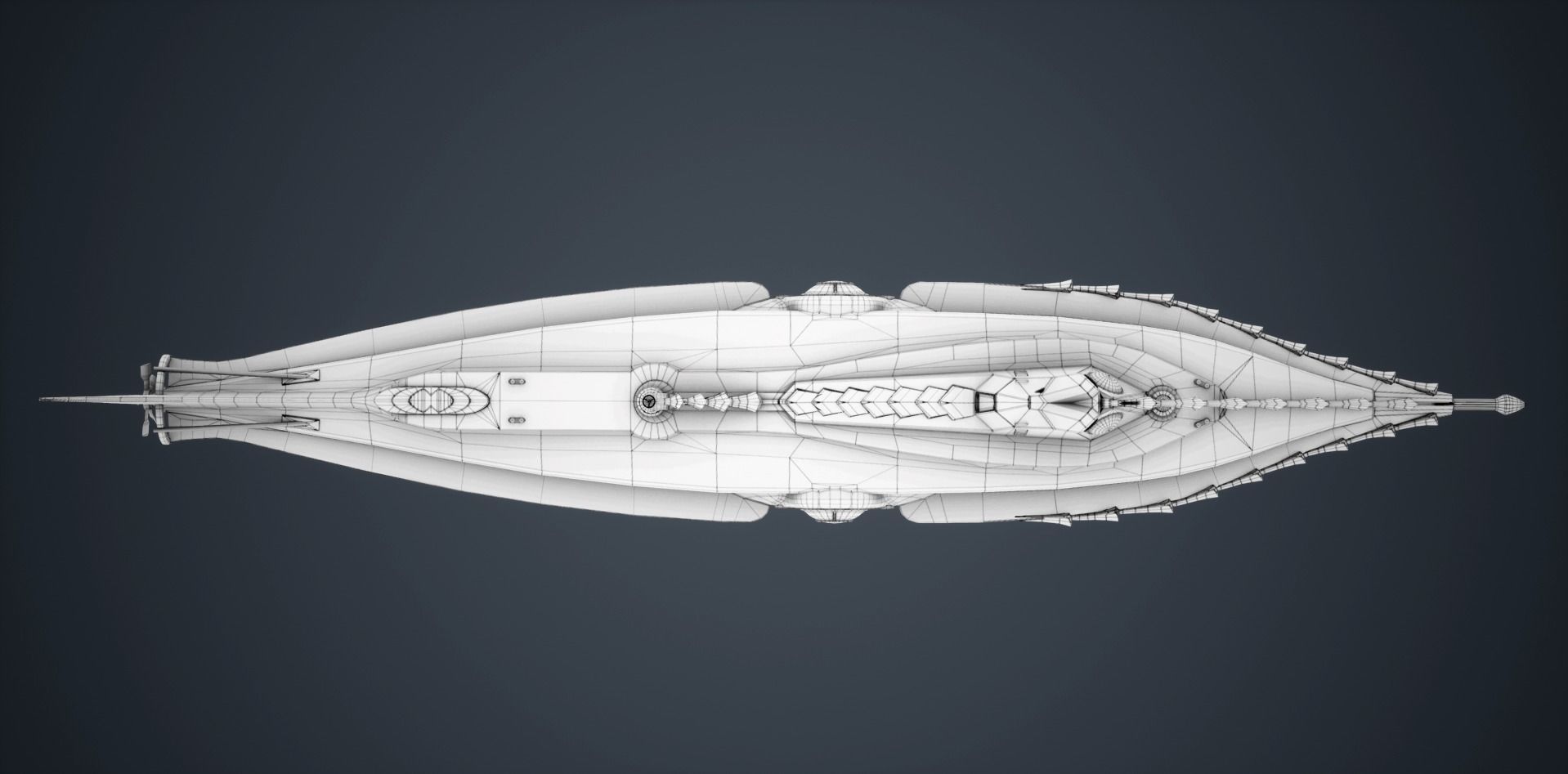 Nautilus 20000 Leagues Under the Sea Low-poly 3D model_7