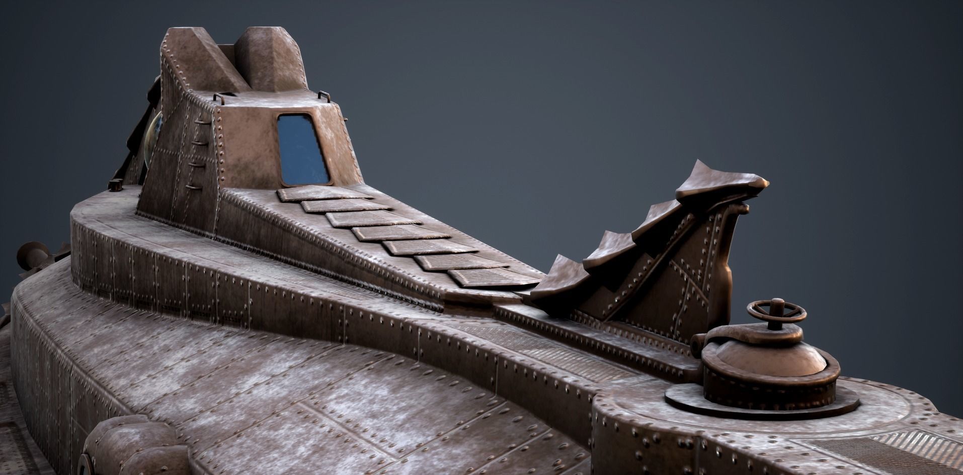 Nautilus 20000 Leagues Under the Sea Low-poly 3D model_8