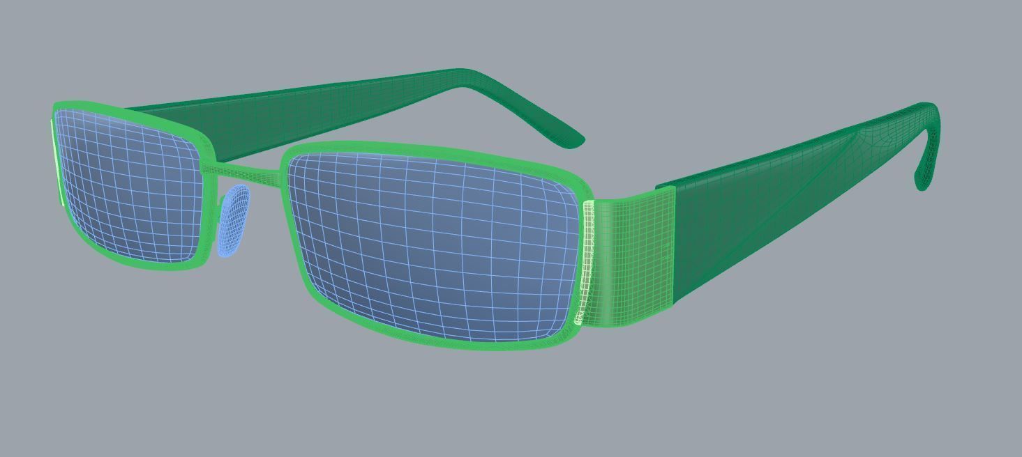 Eyeglasses for Men and Women 3D print model_4