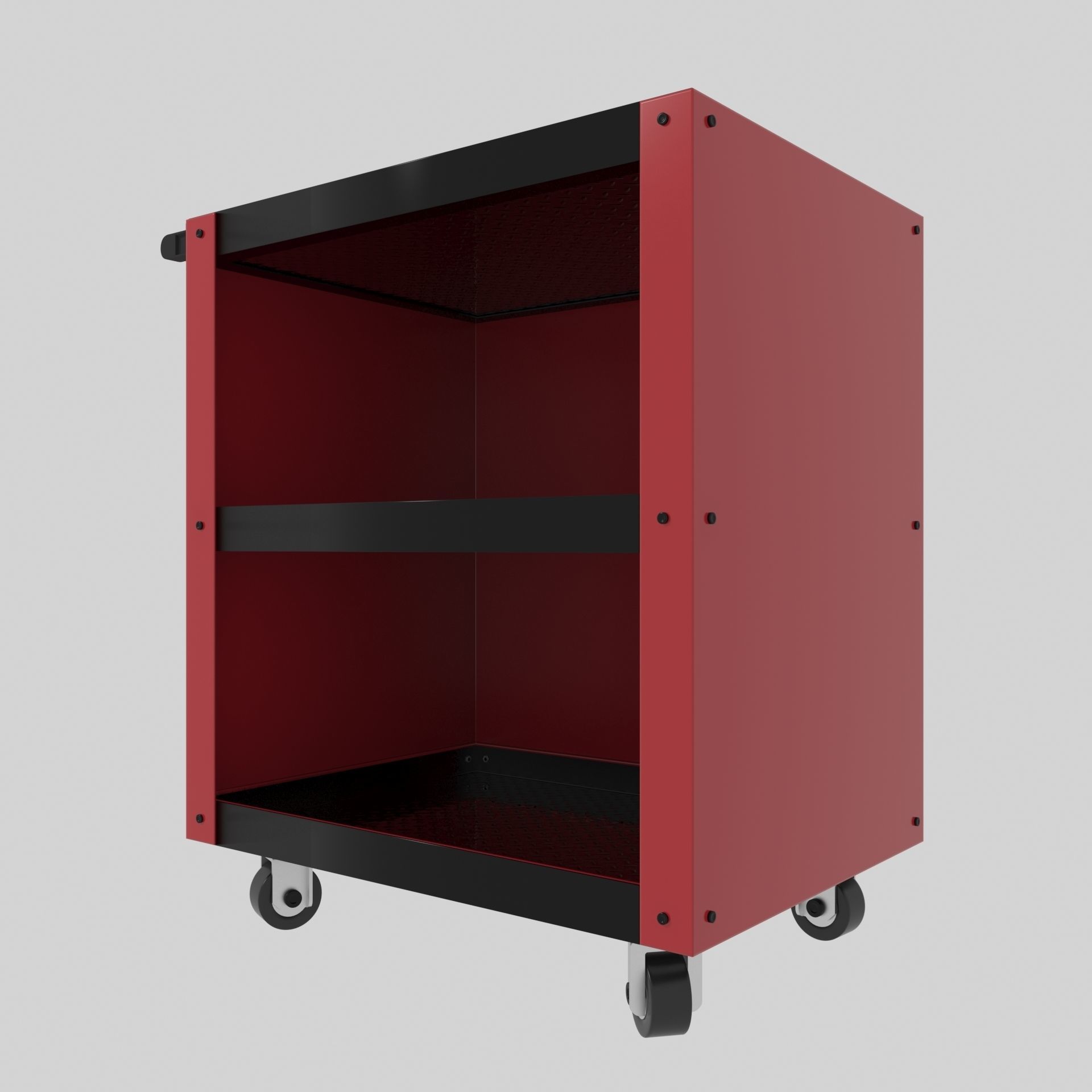 Workshop Service Trolley set 3D Model Collection_13