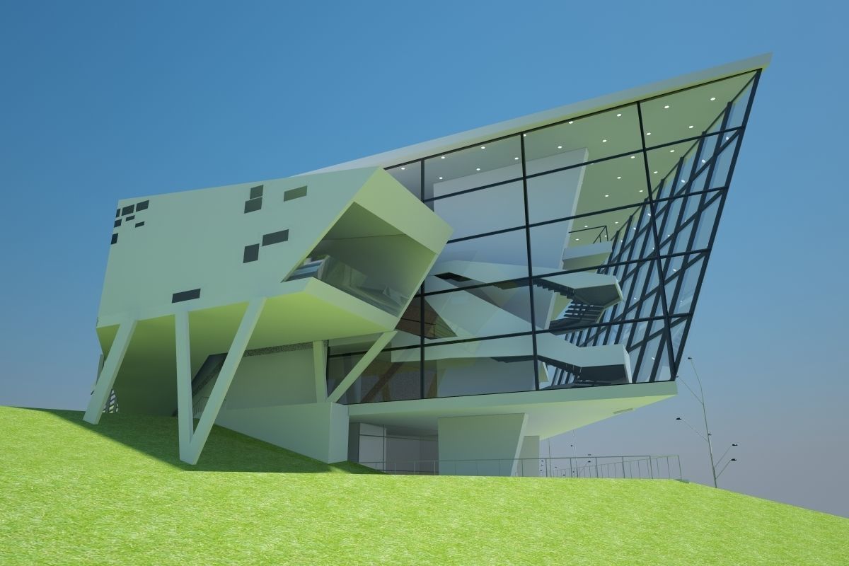 House Model-Centro del Saber 3D model_4