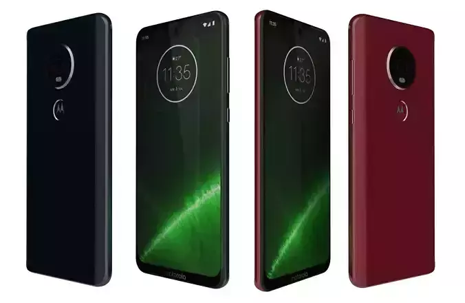 Motorola Moto G7 Plus Blue And Red