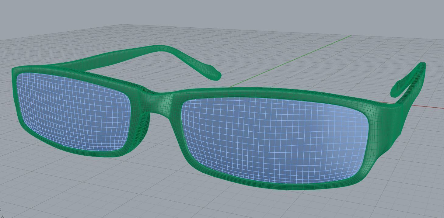 Eyeglasses for Men and Women 3D print model_5