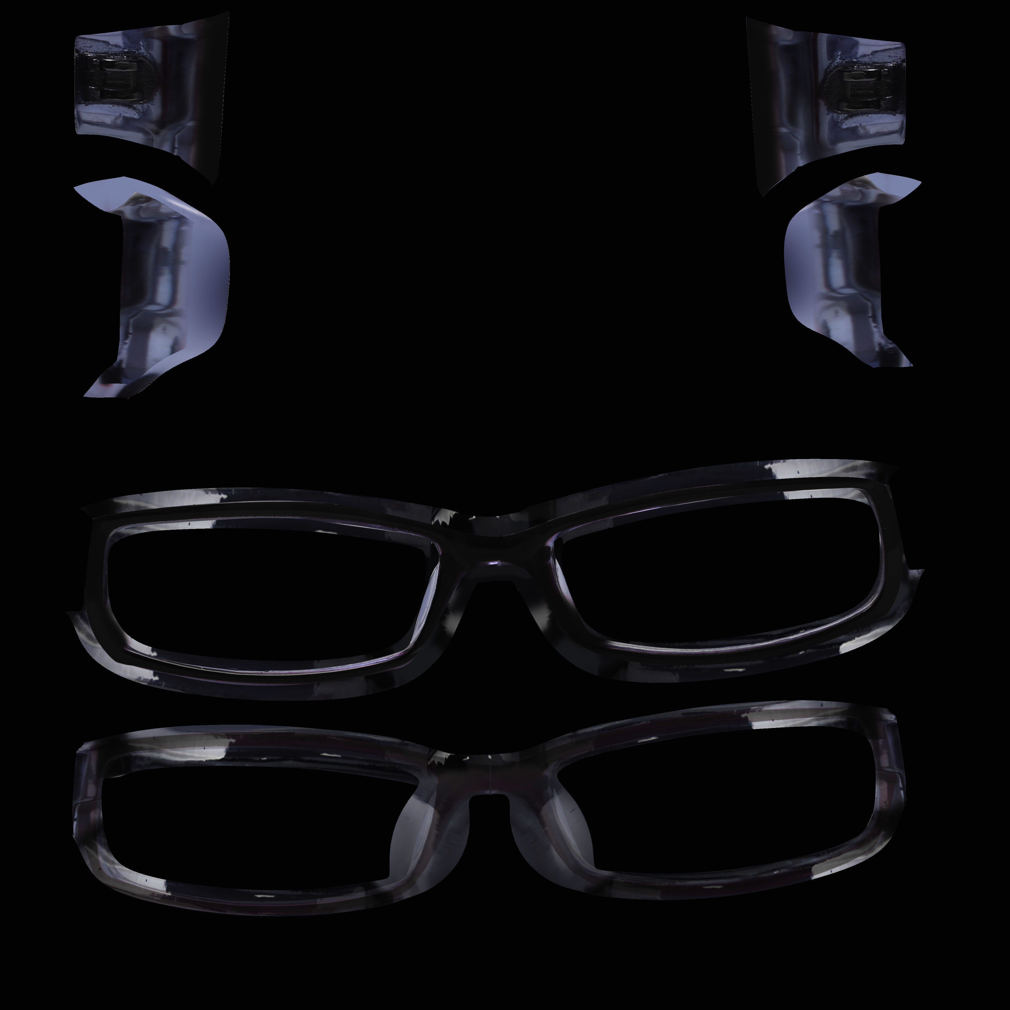 Eyeglasses for Men and Women 3D print model_2