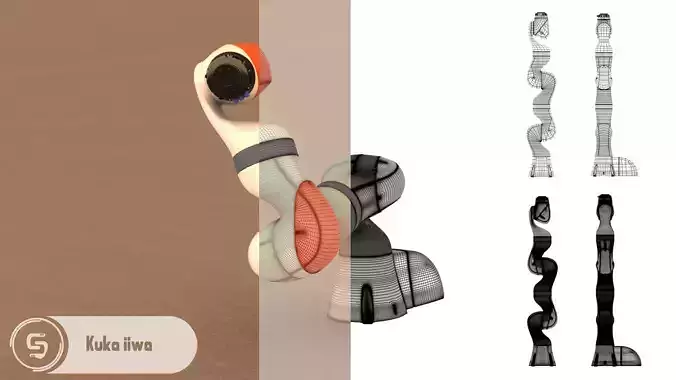 Kuka LBR iiwa  3D model