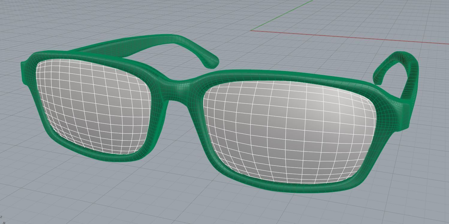 Eyeglasses for Men and Women 3D print model_4