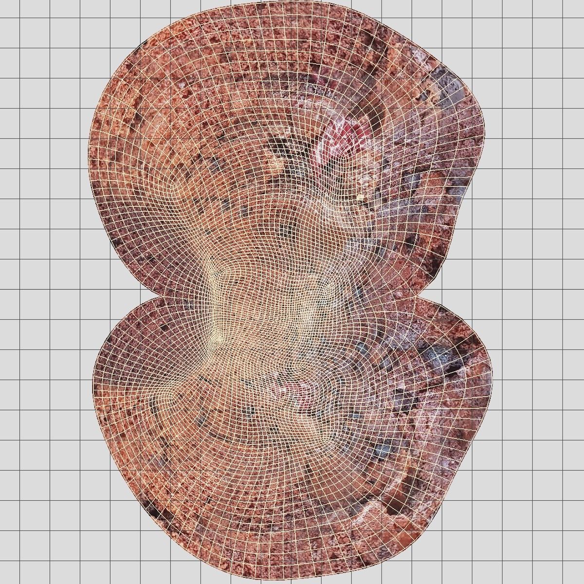 Muffin piece of cake Low-poly 3D model_5