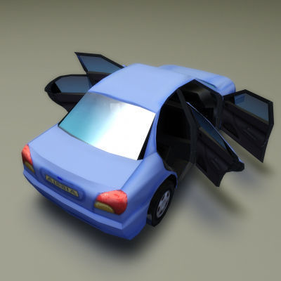 City Car Collection 3D model_17