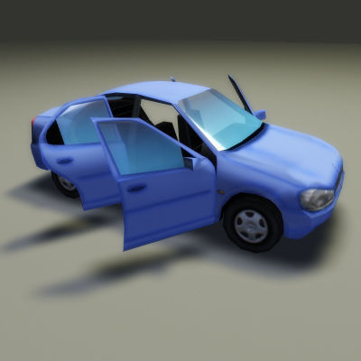 City Car Collection 3D model_16