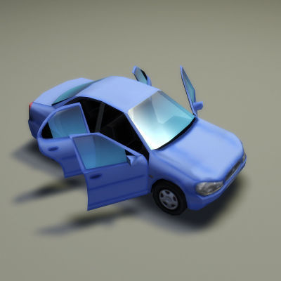 City Car Collection 3D model_15