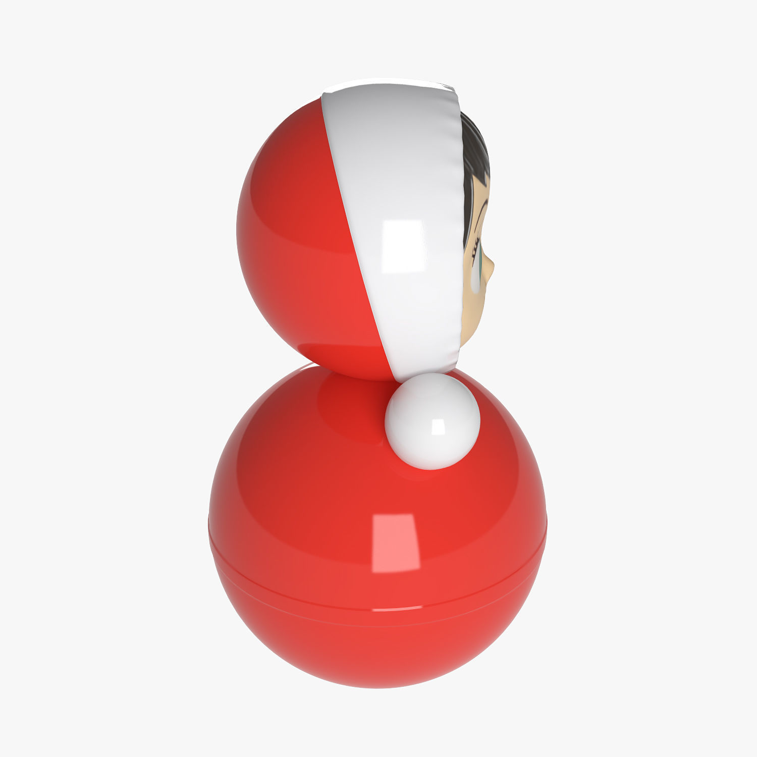 Roly-poly tumbler toy 3D model_4