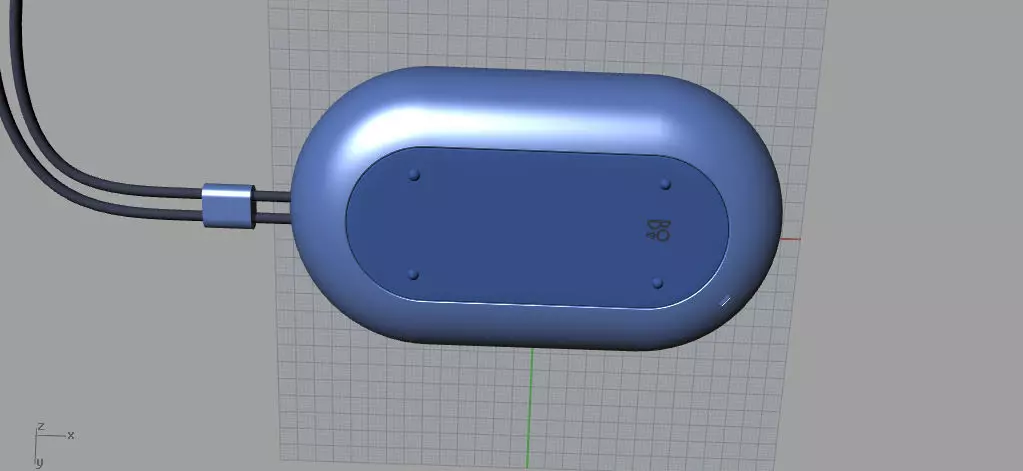 beoplay p2 blue speaker Low-poly 3D model