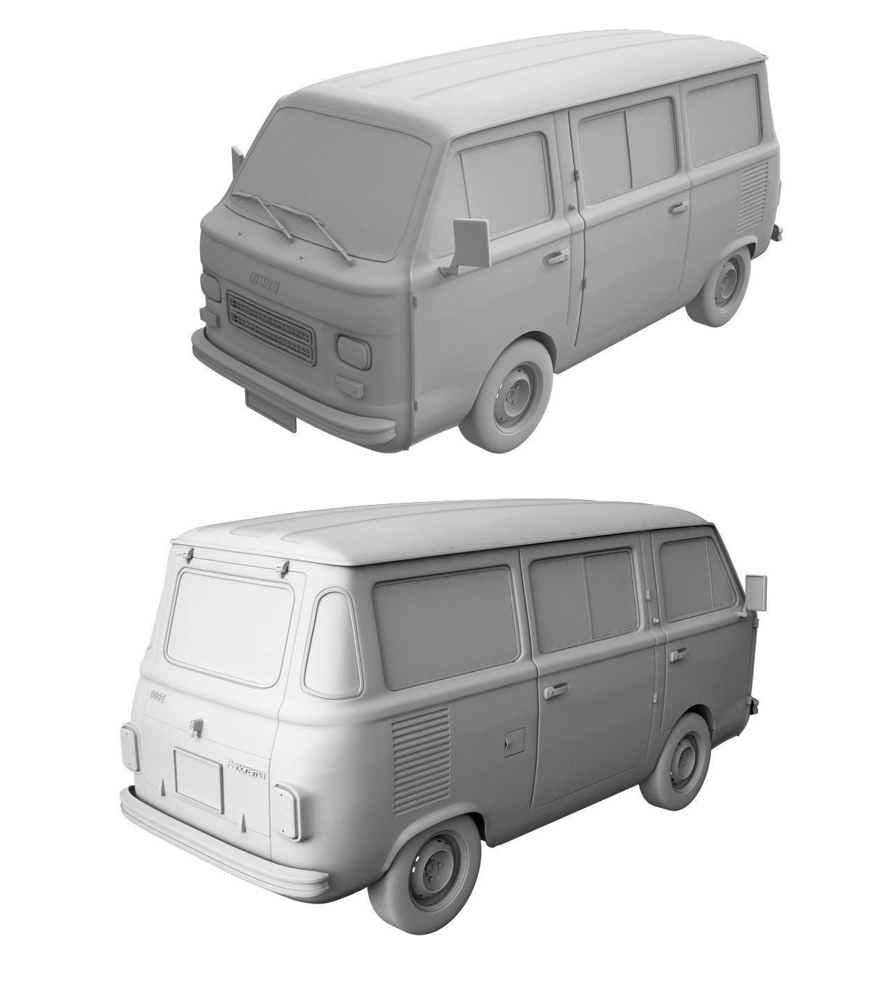 FIAT 900 Panorama 3D model_1